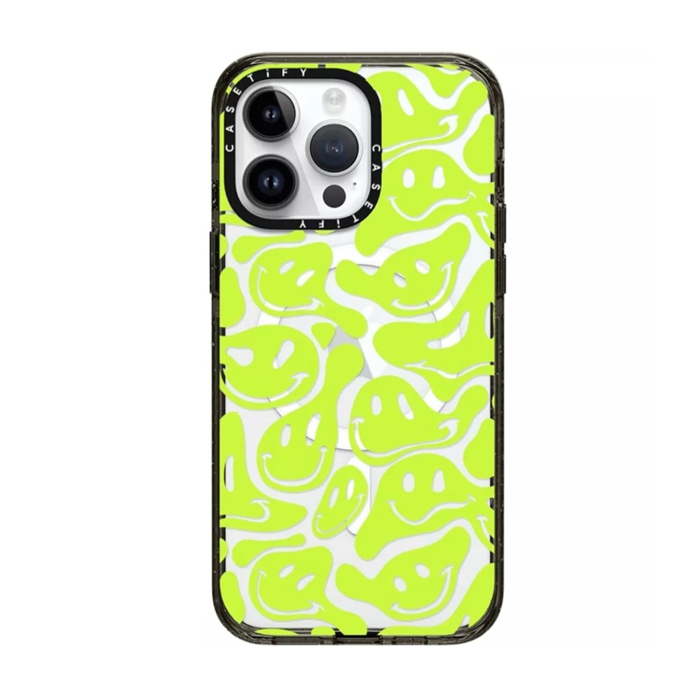 Casetify Impact Case with MagSafe for iPhone 15 Pro Max - Acid Smiles
